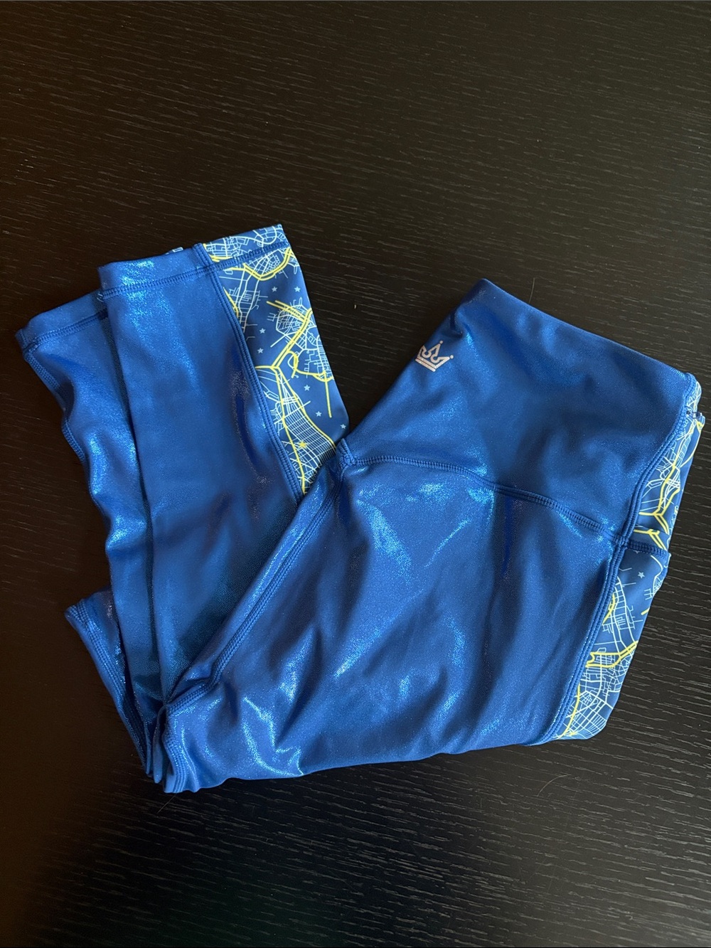 Crowned Athletics Harbor City Boston Marathon leggings